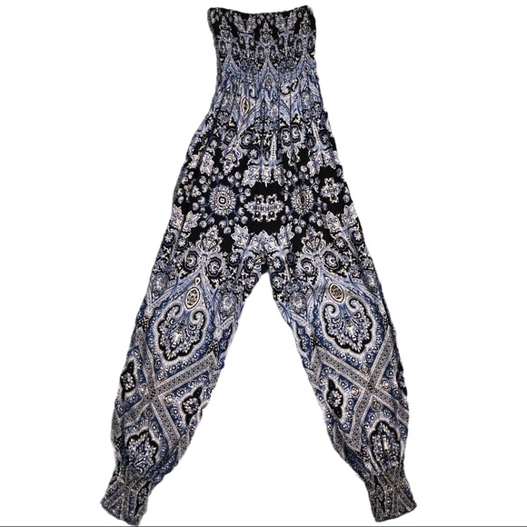 Free People Boho Strapless Jumpsuit - Picture 2 of 12